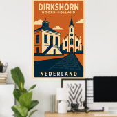 Dirkshorn, Noord Holland - Nederland Travel Poster (Heimbüro)