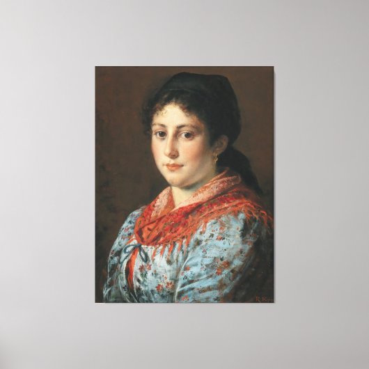 Dirndl Leinwanddruck (Vorderseite)