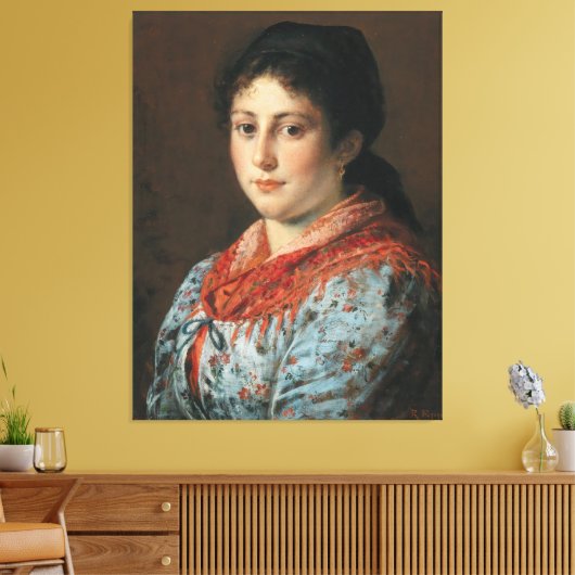  Dirndl Leinwanddruck (Insitu (Wohnzimmer))