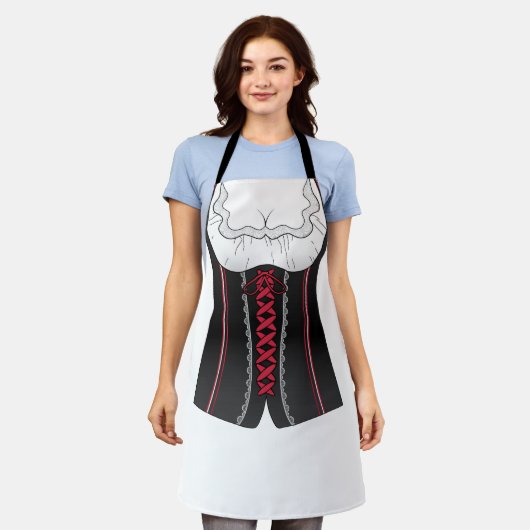 Dirndl Schürze (Getragen)