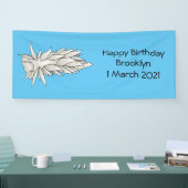 Dirona albolineata NudiBranntbild Cartoon Banner (Messe)