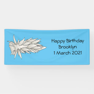 Dirona albolineata NudiBranntbild Cartoon Banner