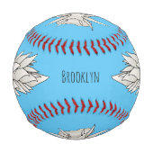 Dirona albolineata NudiBranntbild Cartoon Baseball (Vorderseite)