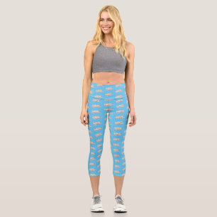 Dirona albolineata NudiBranntbild Cartoon Capri Leggings