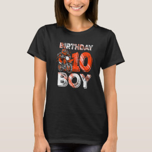 Dirt Bike 10. Geburtstag Dirtbike Motorrad 2022 T-Shirt