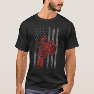 Dirt Bike 4. Juli Jungs Moto Biker Männer Kinder T-Shirt