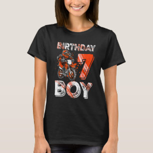 Dirt Bike 7. Geburtstag Dirtbike Motorrad 2022 T-Shirt
