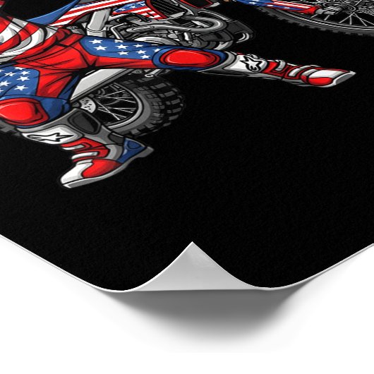 Dirt Bike Art Ristorante da Enzo Poster (Ecke)