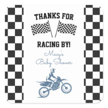 Dirt Bike Baby Shower Favor