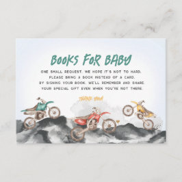 Dirt Bike Books für die Einladung zum Baby