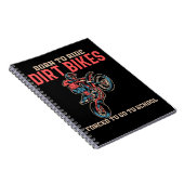 Dirt Bike Boy Motocross Lover Notizblock (Rechte Seite)
