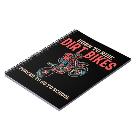 Dirt Bike Boy Motocross Lover Notizblock (Linke Seite)