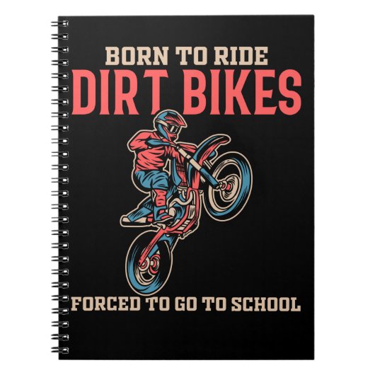 Dirt Bike Boy Motocross Lover Notizblock (Vorderseite)