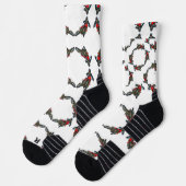 Dirt Bike Circles, JustBitchen.com Socken (Links)