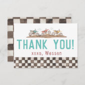 Dirt Bike Danke Karte (Vorne/Hinten)