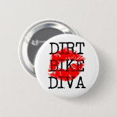 Dirt Bike Diva Motocross Button (Vorne & Hinten)
