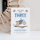 Dirt Bike Einladung zum dritten Geburtstag