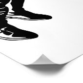 Dirt Bike Fahrer Poster (Ecke)
