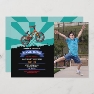 Dirt Bike Geburtstag Einladung Reiten Schlamm Fun