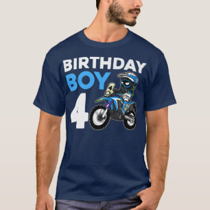 Dirt Bike Geburtstagsparty Motocross 4. Geschenk 4 T-Shirt