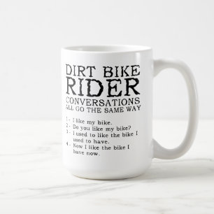 Dirt Bike Gespräche Lustiger Motocross Becher Kaffeetasse