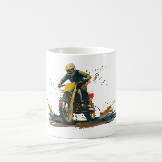 Dirt Bike Graphic Coffee Mug Kaffeetasse (Mittel)