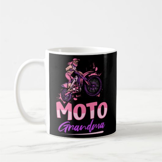 Dirt Bike Großmutter - Mx Supermoto Dirt Biking G Kaffeetasse (Links)