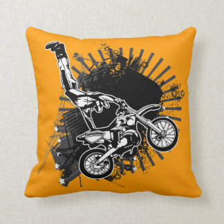 Dirt Bike Grunge Jumper Deko-Kissen Kissen