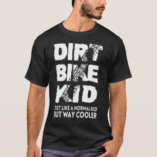 Dirt Bike Kid Motocross Racing Boys T-Shirt