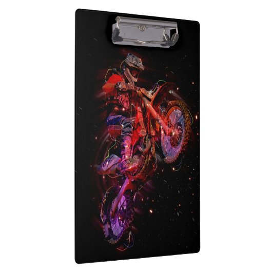 Dirt Bike Klemmbrett (Rechts)