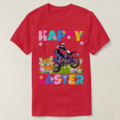 Dirt Bike Lover Happy Osterfeier Bunny Dart Bike A T-Shirt (Design vorne)