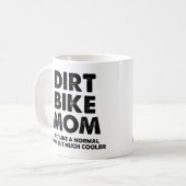 Dirt Bike Mama Funny Motocross Tasse oder Reisebug (Vorderseite Links)