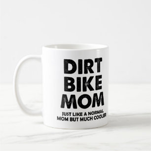 Dirt Bike Mama Lustiger Motocross Becher oder Reis Kaffeetasse