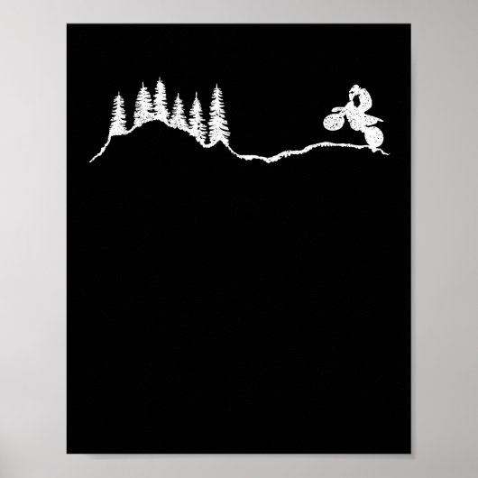 Dirt Bike Motocross Biker Funny Enduro Motorrad Poster (Vorne)