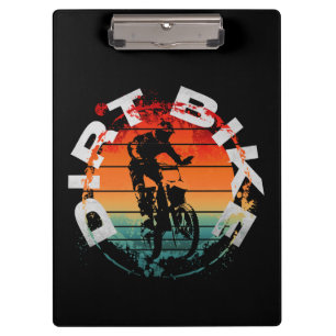 Dirt-Bike-Motocross-Fahrer Klemmbrett