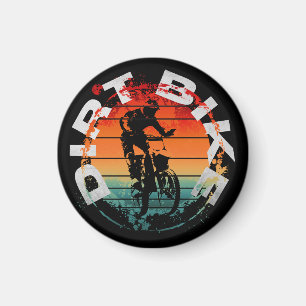 Dirt-Bike-Motocross-Fahrer Magnet