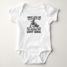 Dirt Bike Motocross Funny Baby Strampler