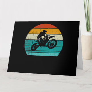 Dirt Bike Motocross Motorrad Geschenk für Männer Karte