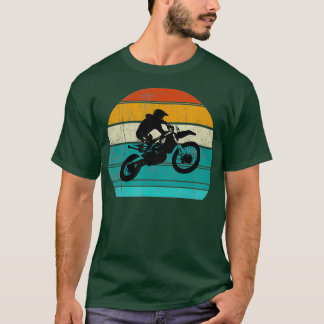 Dirt Bike Motocross Motorrad Vintag Retro Männer T-Shirt