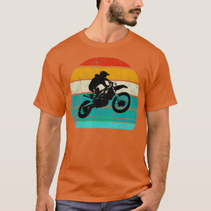 Dirt Bike Motocross Motorrad Vintage Retro Boys T-Shirt