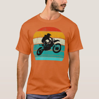Dirt Bike Motocross Motorrad Vintage Retro Boys T-Shirt