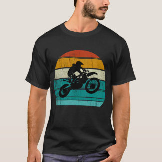 Dirt Bike Motocross Motorrad Vintage Retro Boys T-Shirt