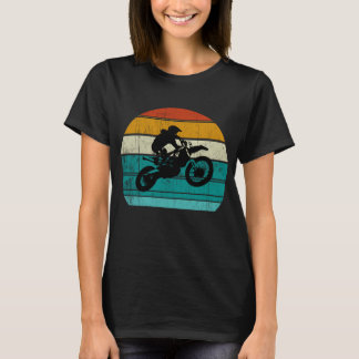 Dirt Bike Motocross Motorrad Vintage Retro Boys T-Shirt