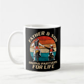 Dirt Bike Motocross Vater & Sohn - Reitpartner Kaffeetasse (Links)