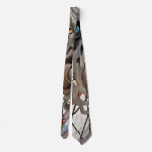 Dirt Bike Motorbike Wheel Cog, Neck Tie Krawatte (Rückseite)