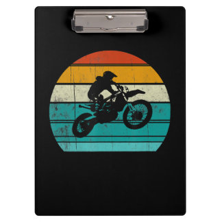 Dirt Bike Motorrad Geschenk für Männer Klemmbrett