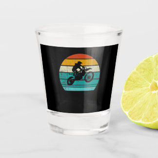 Dirt Bike Motorrad Geschenk für Männer Schnapsglas