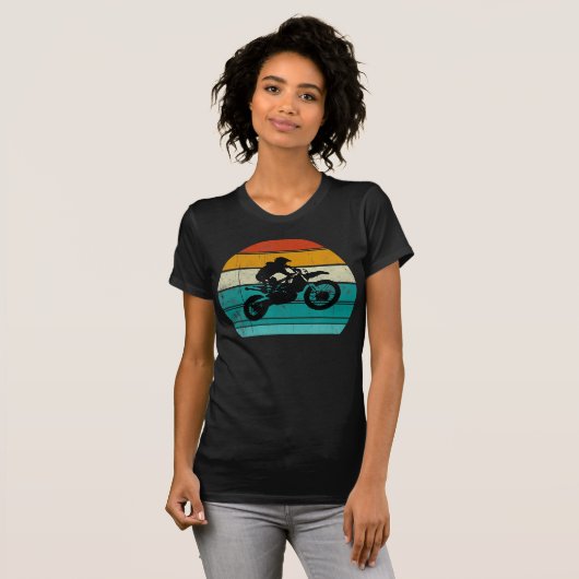 Dirt Bike Motorrad Geschenk für Männer T-Shirt (Vorne ganz)