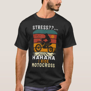 Dirt Bike Motorrad Racing Motocross Zitat Vintag T-Shirt