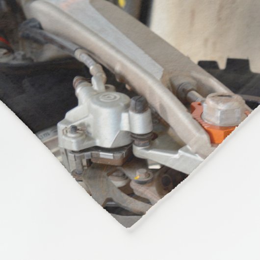 Dirt Bike Motorrad Radwagen, Lge Fleece Blanket (Ecke)